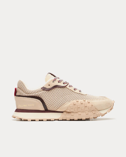 Filling Pieces Crease Runner Wind Beige Low Top Sneakers - 1