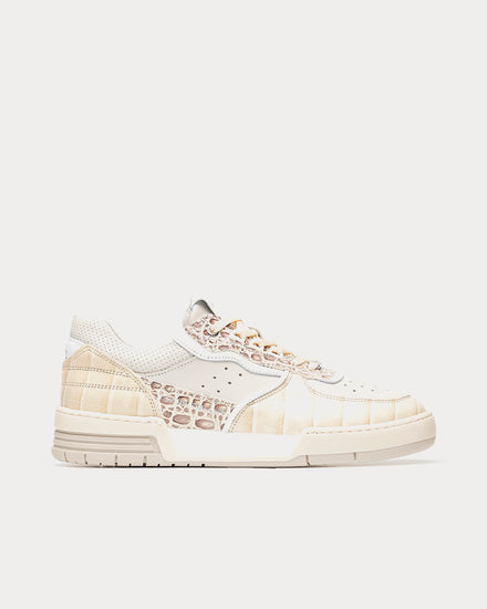 Filling Pieces Curb Fierce White Low Top Sneakers - 1