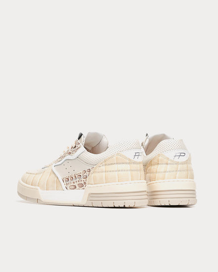 Filling Pieces Curb Fierce White Low Top Sneakers - 3