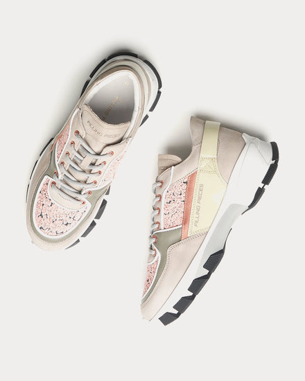 Filling Pieces Kyoto Radar Fleur Grey Low Top Sneakers - 2