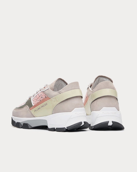 Filling Pieces Kyoto Radar Fleur Grey Low Top Sneakers - 3