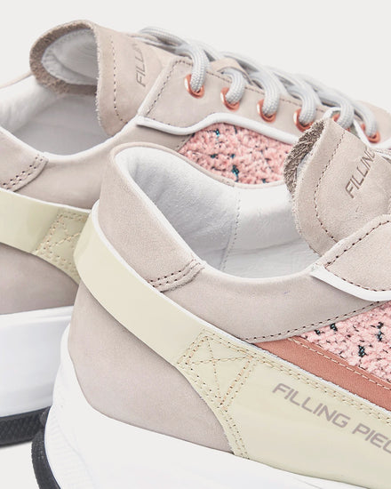 Filling Pieces Kyoto Radar Fleur Grey Low Top Sneakers - 4