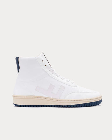 Flamingos' Life Old 80's White Ivory High Top Sneakers