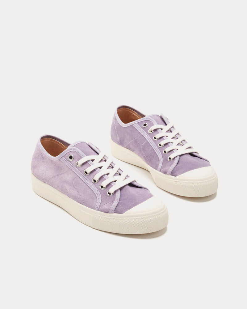 Flattered Skanstull Suede Lavender Low Top Sneakers - 3
