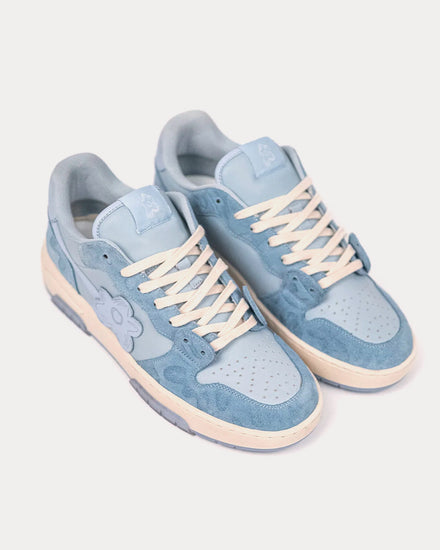 Flower Instincts Flower Loops Blue Low Top Sneakers - 2