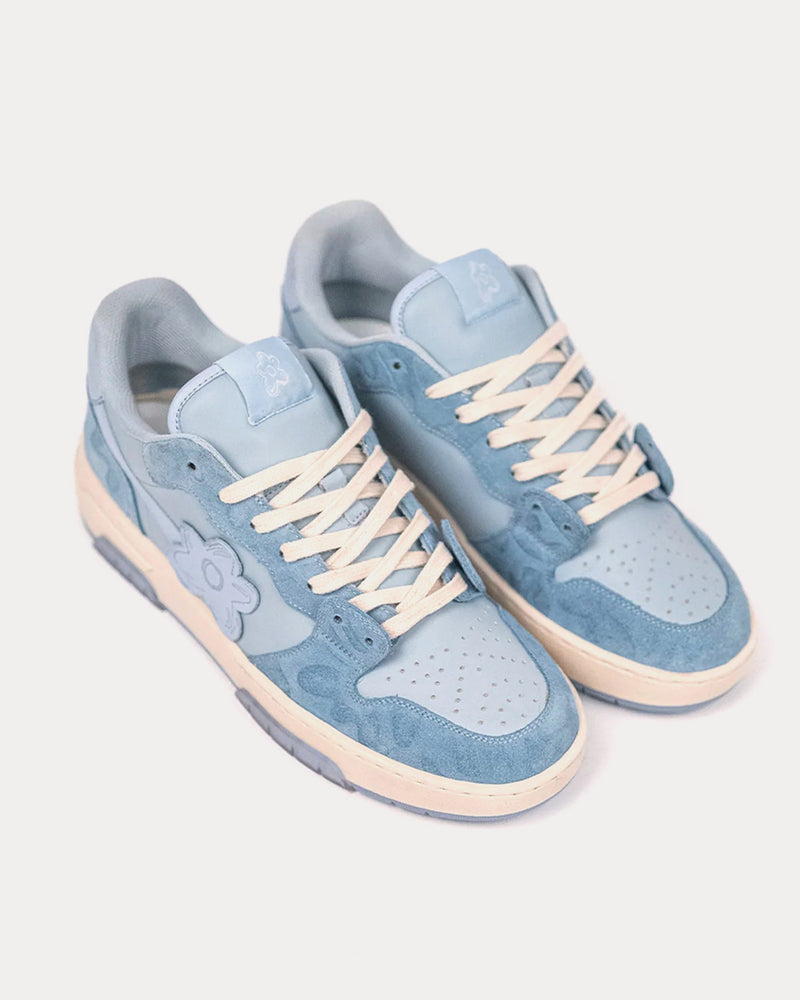 Flower Instincts Flower Loops Blue Low Top Sneakers - 2