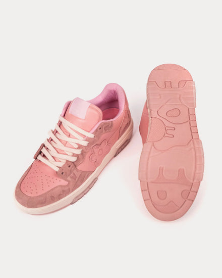 Flower Instincts Flower Loops Pink Low Top Sneakers - 3