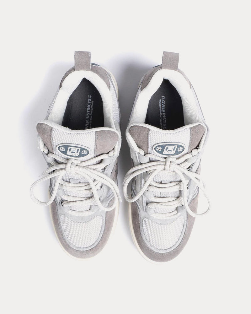 Flower Instincts Grape OG Grey / White Low Top Sneakers - 2