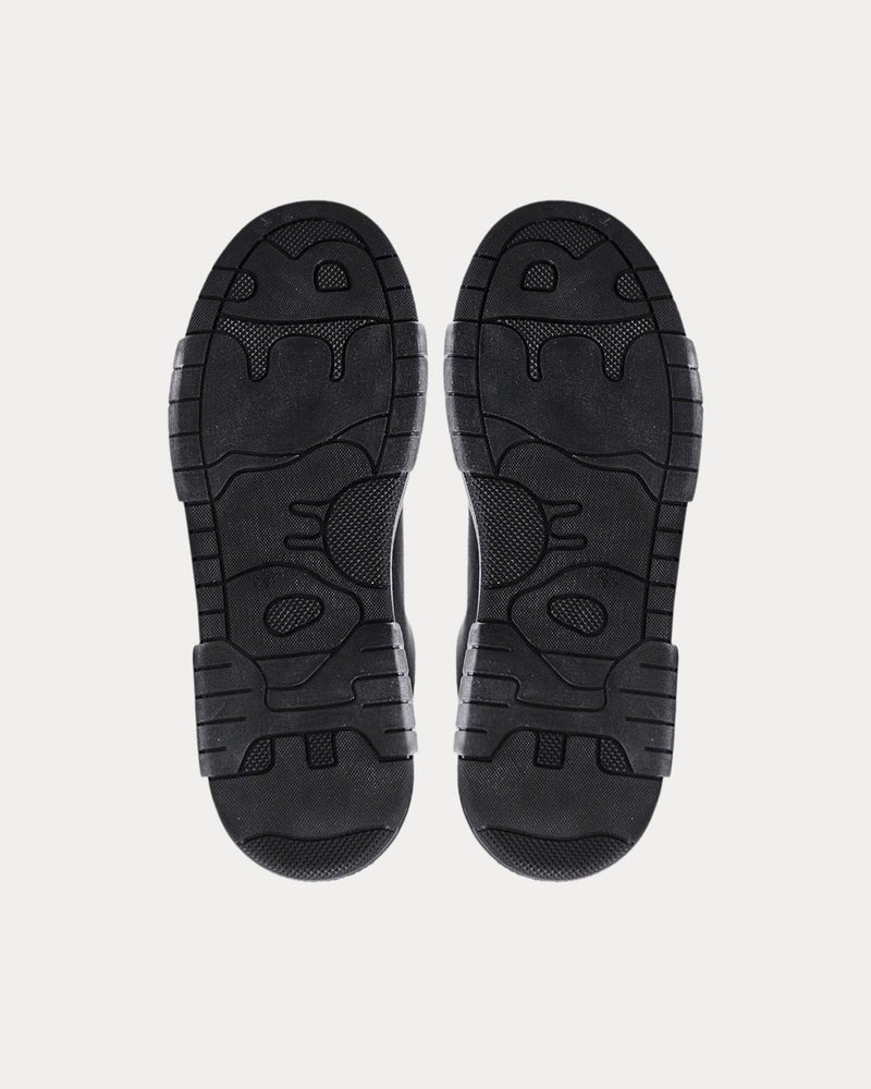 Flower Instincts Black Ash Triple Black Low Top Sneakers - 3