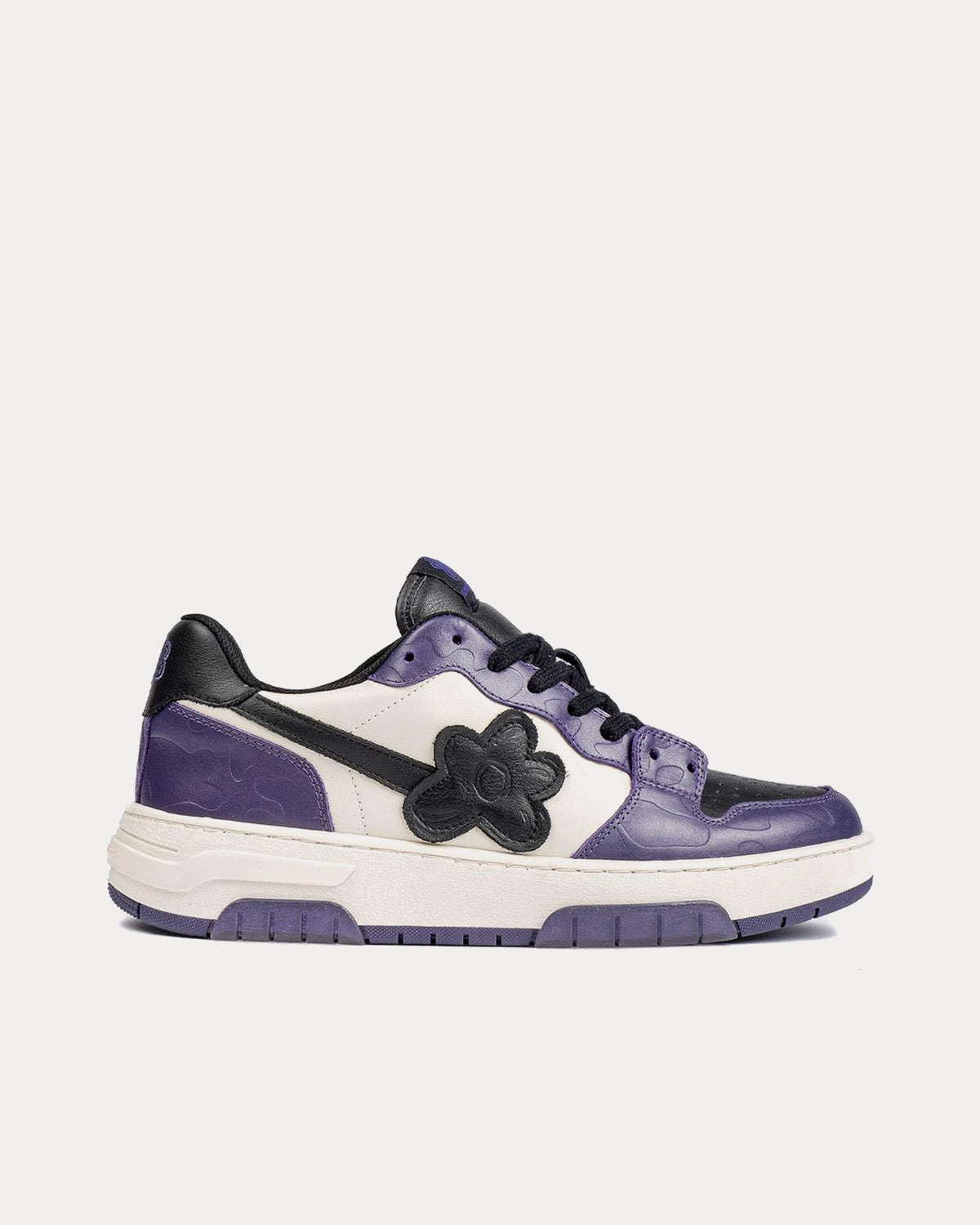 Flower Instincts - Magic Ball Purple / White / Black Low Top Sneakers