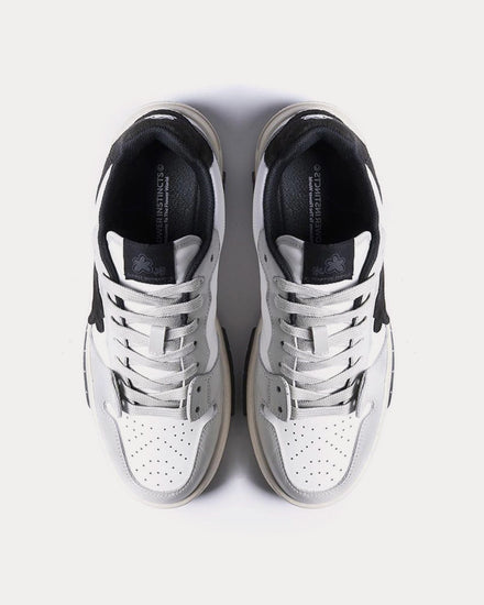 Flower Instincts Molly Grey / White / Black Low Top Sneakers - 2