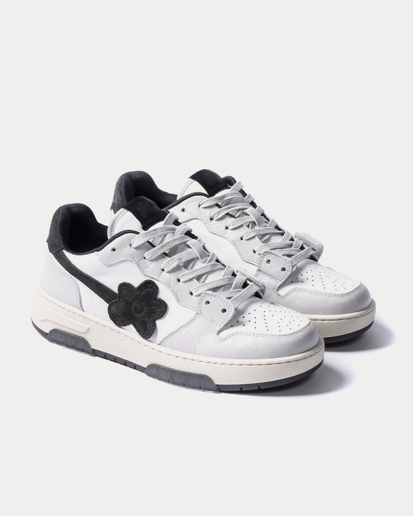 Flower Instincts Molly Grey / White / Black Low Top Sneakers - Sneak in ...