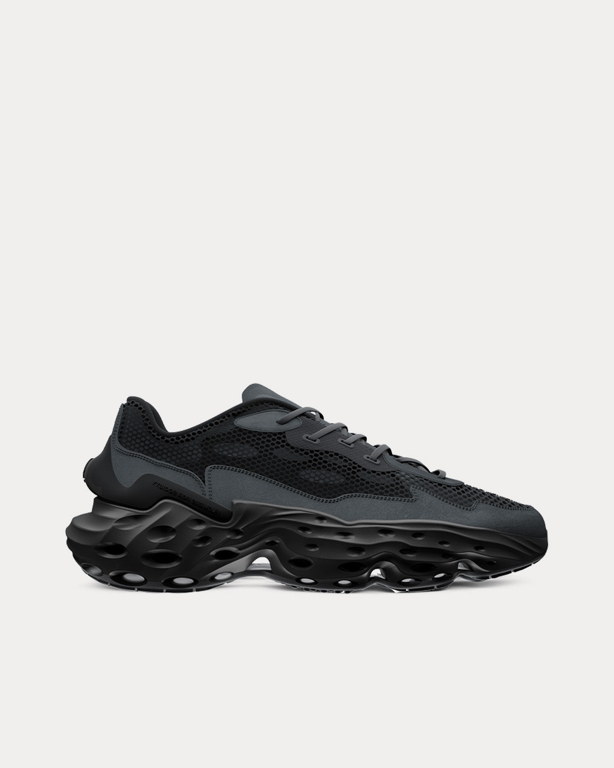 Flowers for Society Unisex Seed.One 'Black Mud' Low Top Sneakers