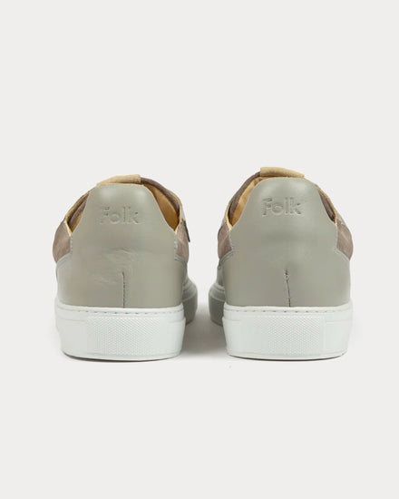 Folk Mid Court Concrete Low Top Sneakers - 4