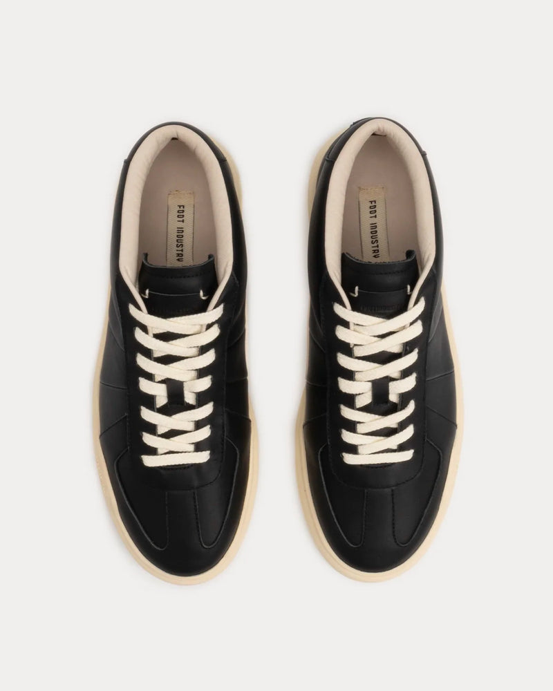 Foot Industry 2022A/W AUA303-003 Black Mid Top Sneakers - 2