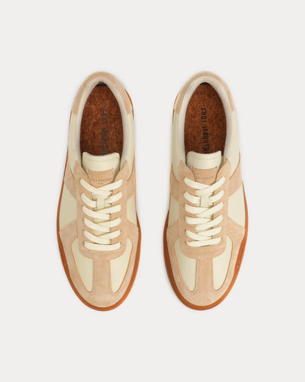 Foot Industry 2022 a/w AUA301-004 Off-White / Brown Low Top Sneakers - 2