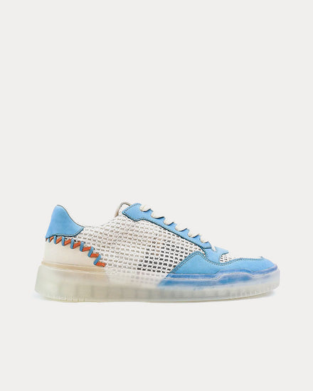 Foot Industry 2022 a/w AUA402-003 White / Blue Low Top Sneakers - 1