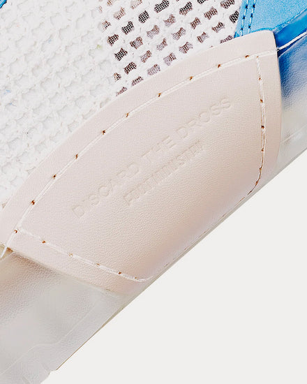 Foot Industry 2022 a/w AUA402-003 White / Blue Low Top Sneakers - 5