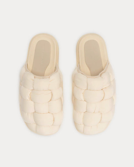 Foot Industry 2022 a/w AUE901-001 White Slip Ons - 2