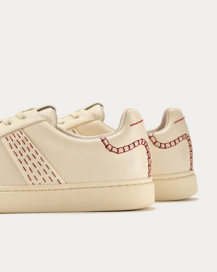 Foot Industry 2023 s/s AUA310-001 Off-White Low Top Sneakers - 4