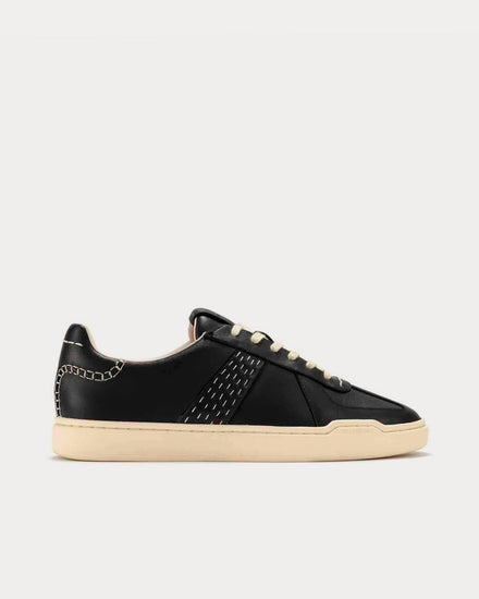 Foot Industry 2023 s/s AUA310-005 Black Low Top Sneakers - 1