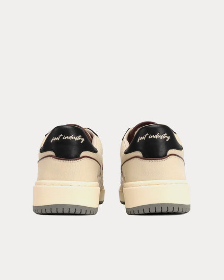 Foot Industry 2023 s/s AUA405-002 Off-White / Red / Black Low Top Sneakers - 4