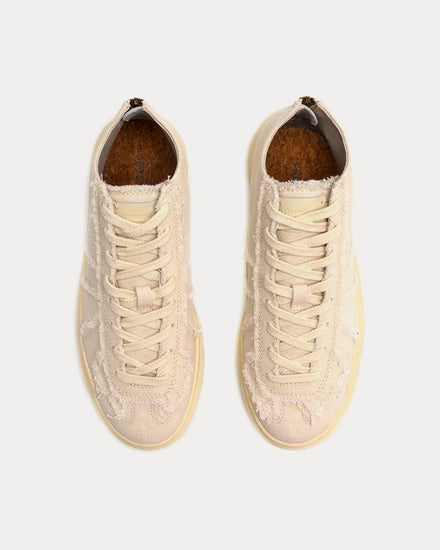 Foot Industry German Canvas Off-White High Top Sneakers - 2