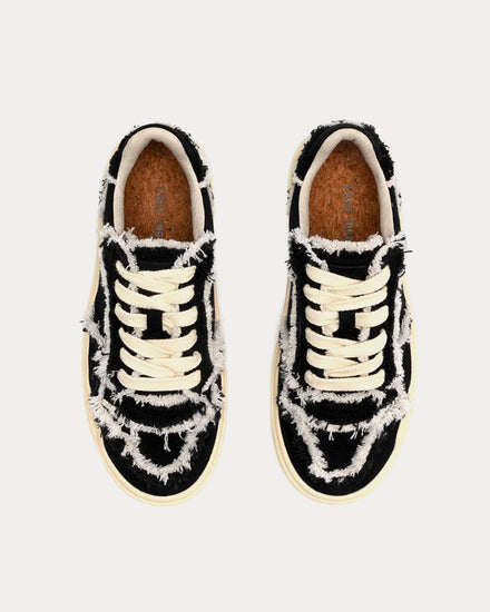 Foot Industry Urban Basketball Canvas Black Low Top Sneakers - 2