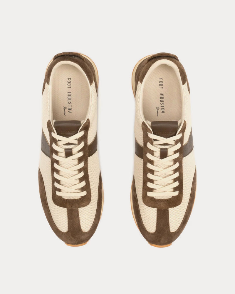 Foot Industry 2022S/S 22S201 Brown Low Top Sneakers - 2