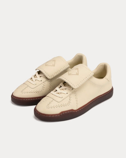 Foot Industry 2023 s/s AUA305-001 White Low Top Sneakers - 3