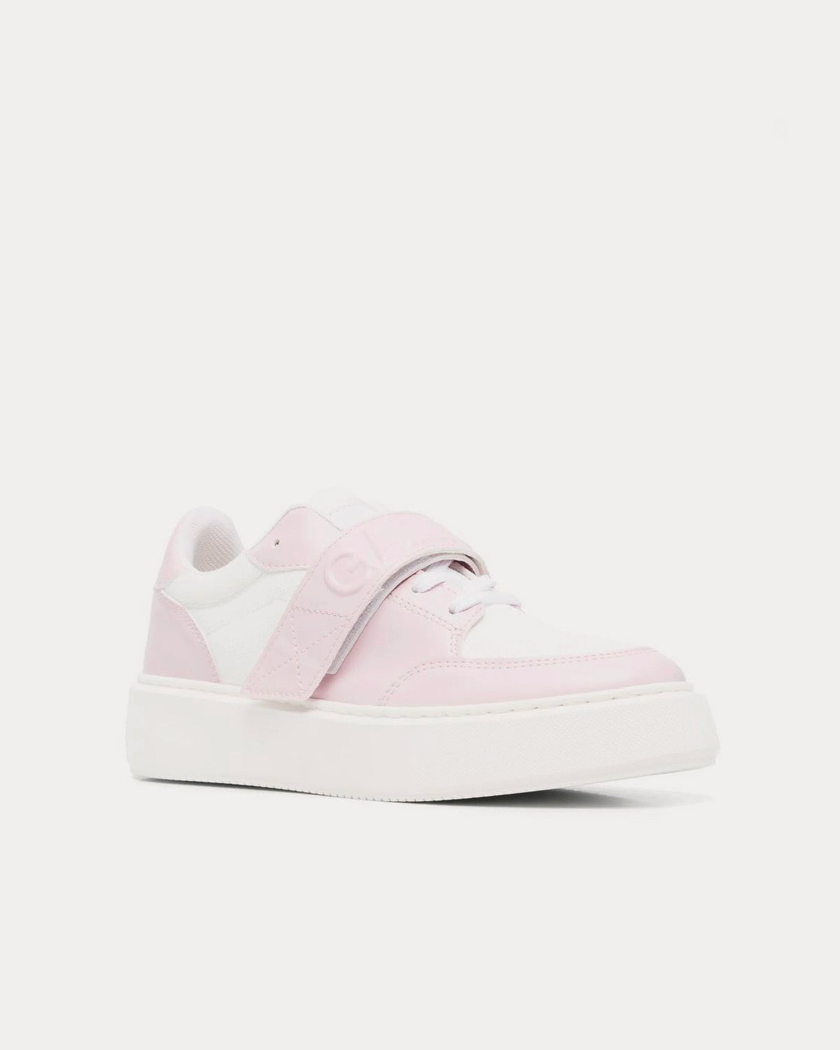 Ganni - Sporty Cupsole Pink / White Low Top Sneakers