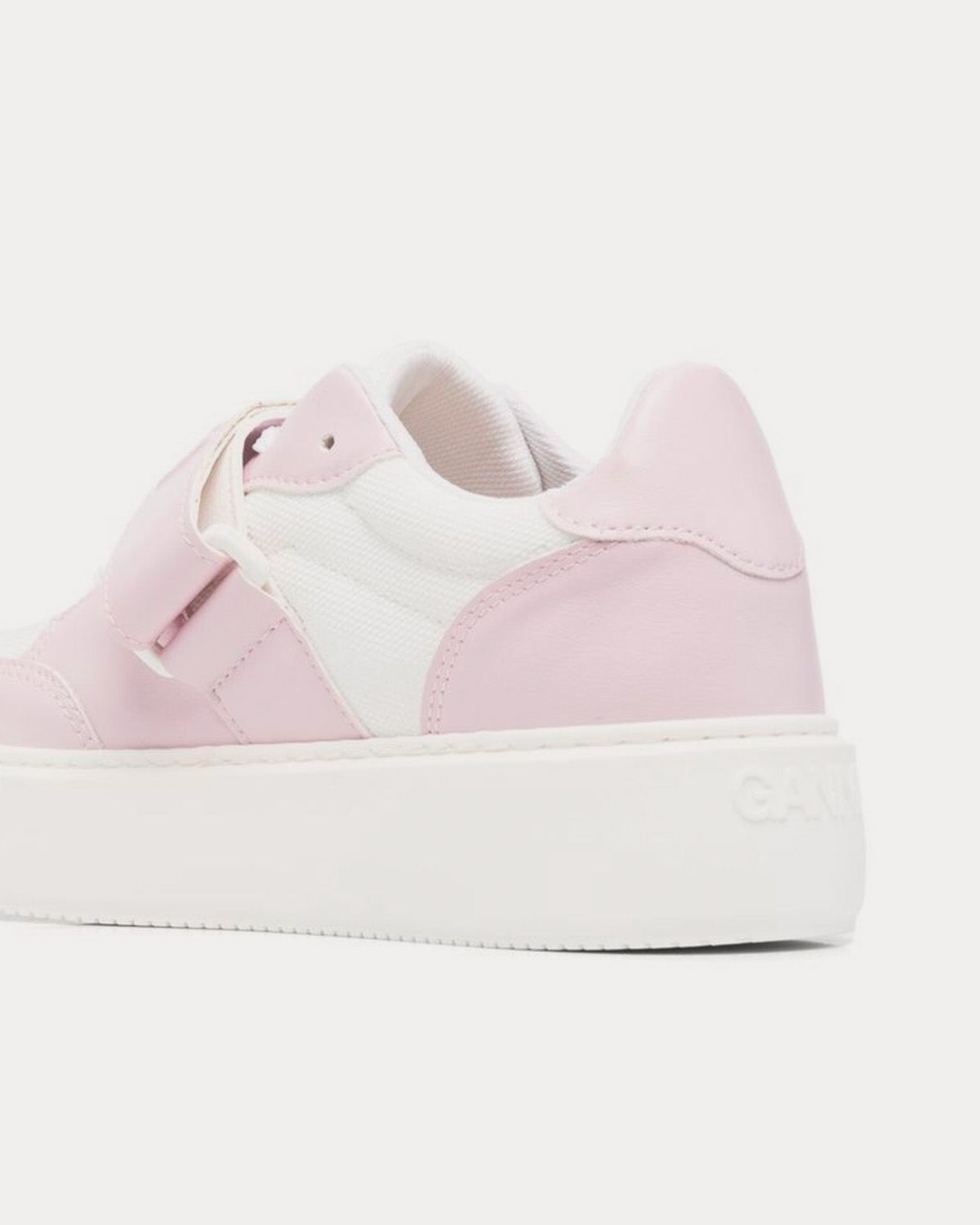 Ganni - Sporty Cupsole Pink / White Low Top Sneakers