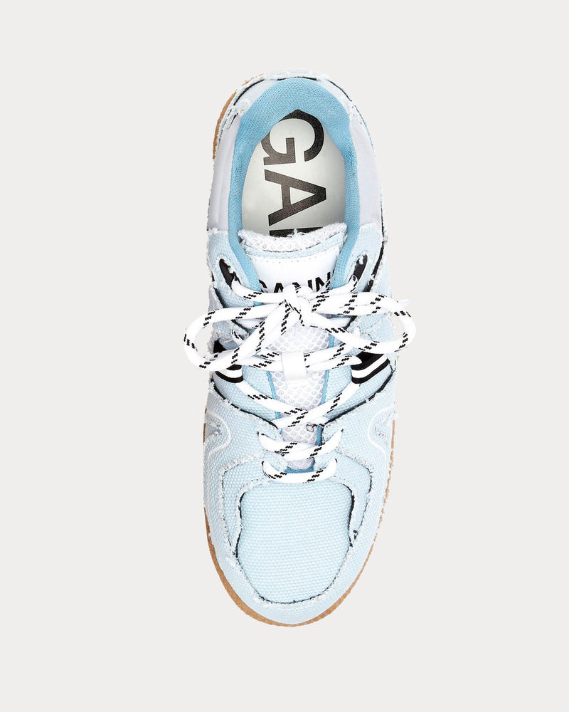 Ganni Sporty Retro Denim Low Top Sneakers - 2