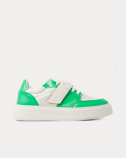 Ganni Sporty Cupsole Green / White Low Top Sneakers - 1