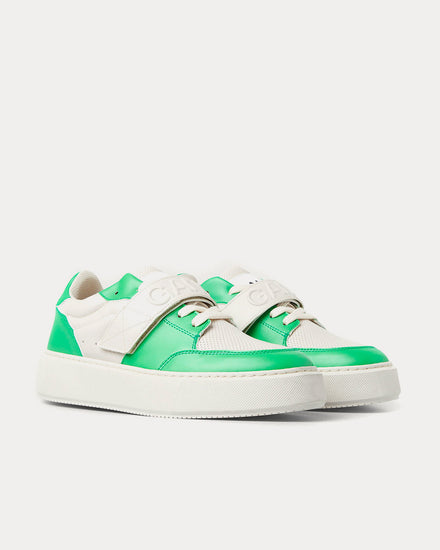 Ganni Sporty Cupsole Green / White Low Top Sneakers - 2