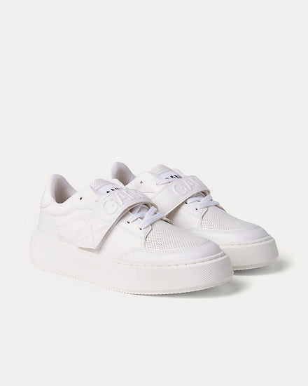 Ganni Sporty Cupsole White Low Top Sneakers - 3