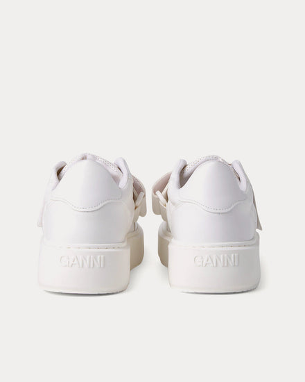 Ganni Sporty Cupsole White Low Top Sneakers - 4