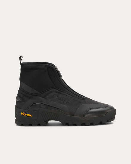 Ganni Performance Zip Black High Top Sneakers - 1