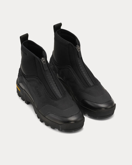 Ganni Performance Zip Black High Top Sneakers - 2