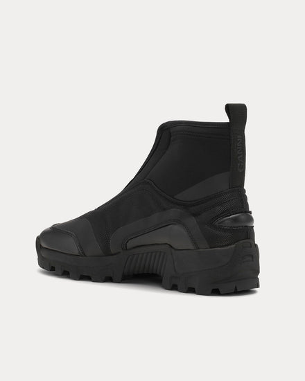 Ganni Performance Zip Black High Top Sneakers - 3