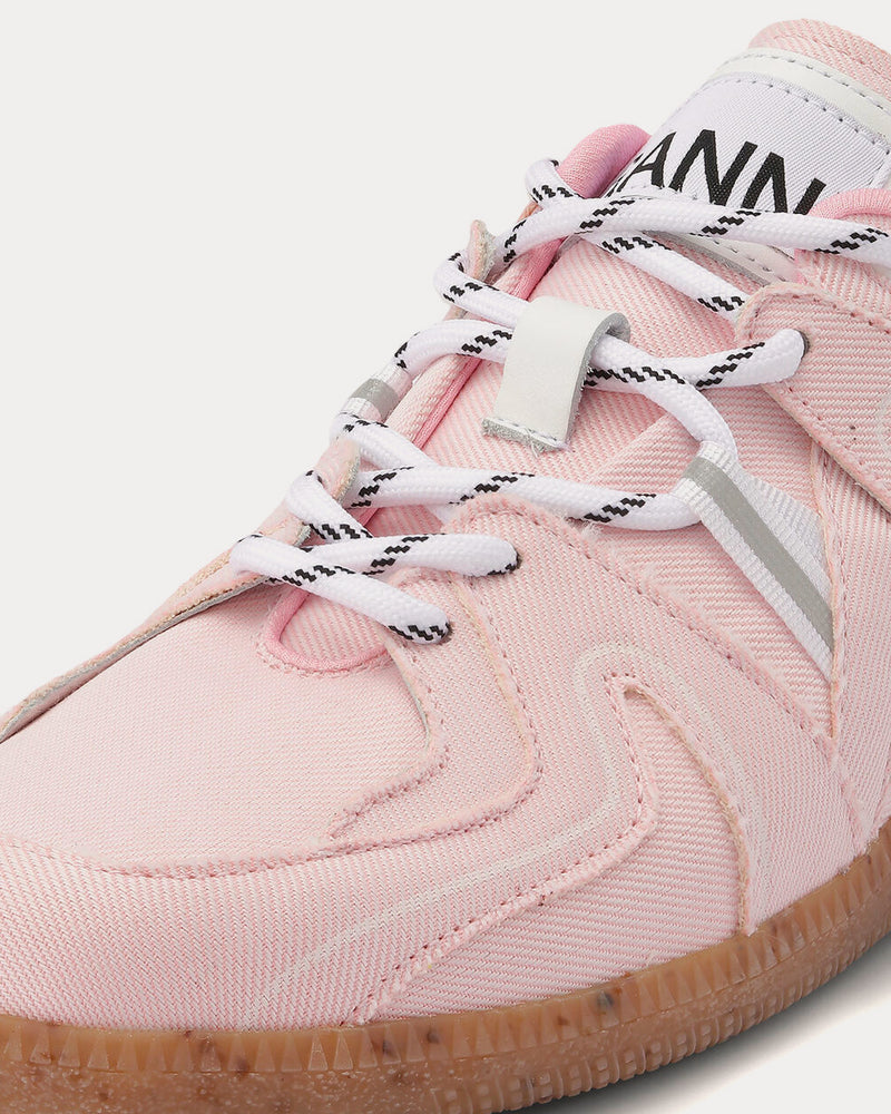 Ganni Sporty Pink Nectar Low Top Sneakers - 3