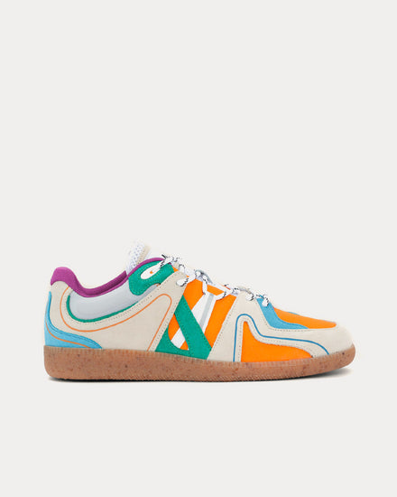 Ganni Sporty Mix Retro Bright Marigo Low Top Sneakers - 1