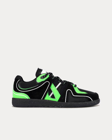 Ganni Sporty Retro Black / Green Low Top Sneakers - 1