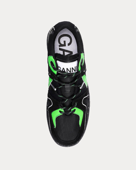 Ganni Sporty Retro Black / Green Low Top Sneakers - 2