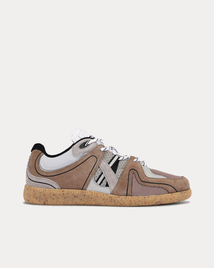 Ganni Sporty Retro Fossil Low Top Sneakers - 1