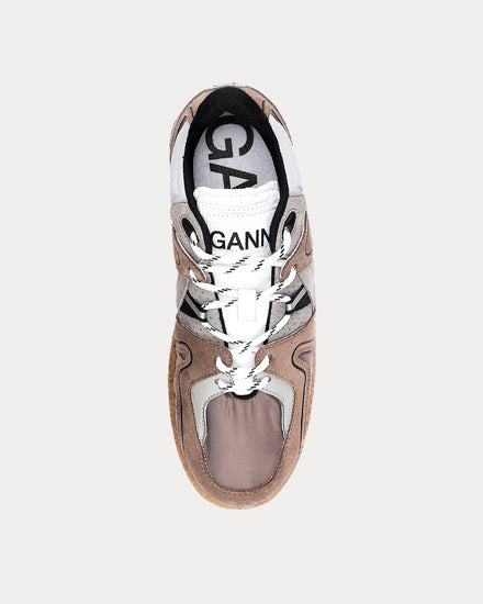 Ganni Sporty Retro Fossil Low Top Sneakers - 2