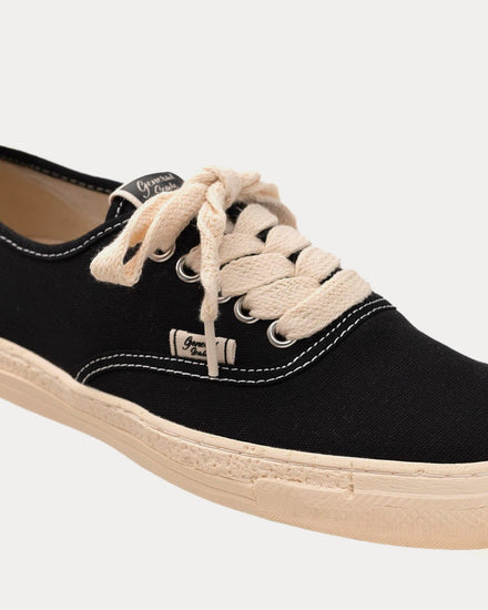 General Scale By Maison Mihara Yasuhiro Past Sole 5 Canvas Black Low Top Sneakers - 2