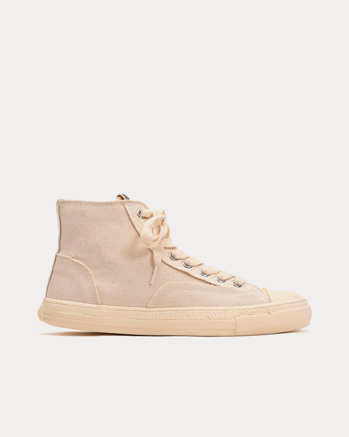 General Scale By Maison Mihara Yasuhiro - Past Sole Canvas White High Top Sneakers