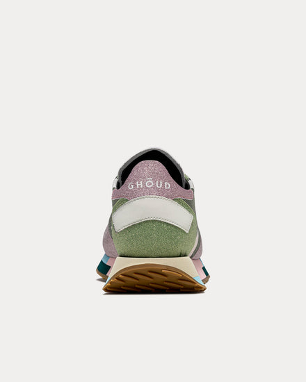 Ghoud Star Green / Pink Low Top Sneakers - 3