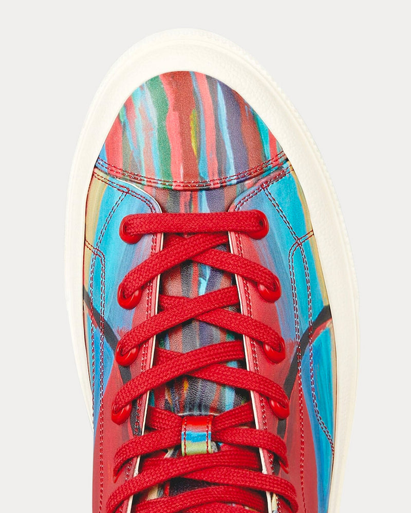 Givenchy x Josh Smith City in Reaper Print Leather Multi High Top Sneakers - 5